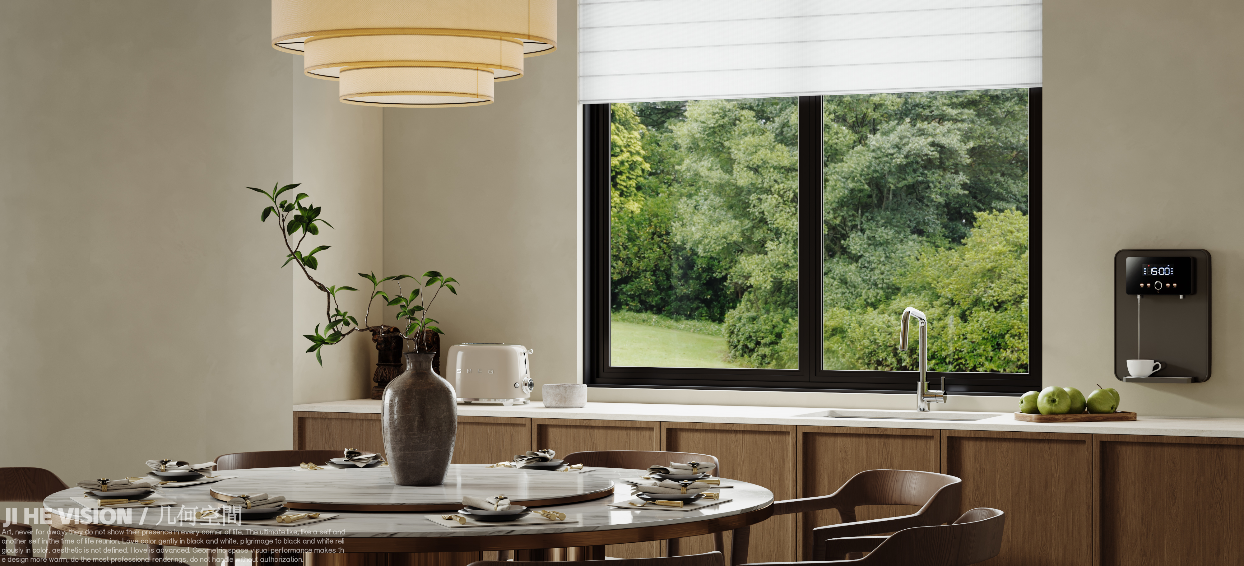 悠然南山别墅宋式美学空间丨几何空间视觉表现-8