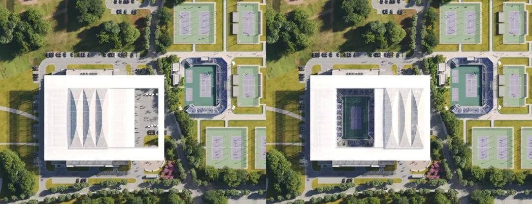 体育空间传承与焕新丨上海院原创设计旗忠网球中心改扩建项目顺利竣工验收-77