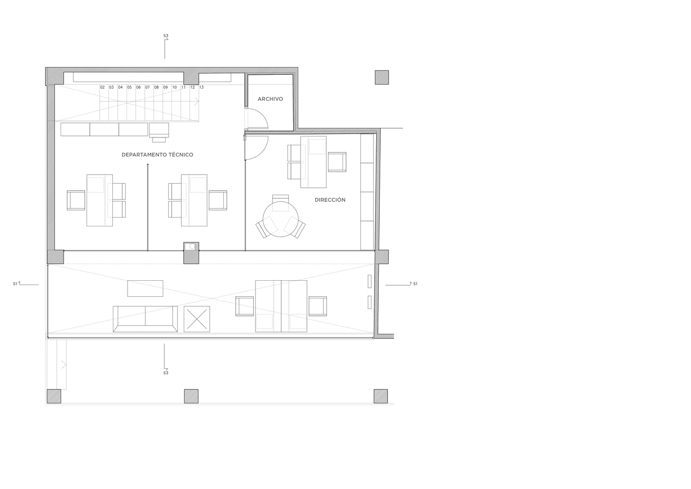 Geocaminos 办公室-43