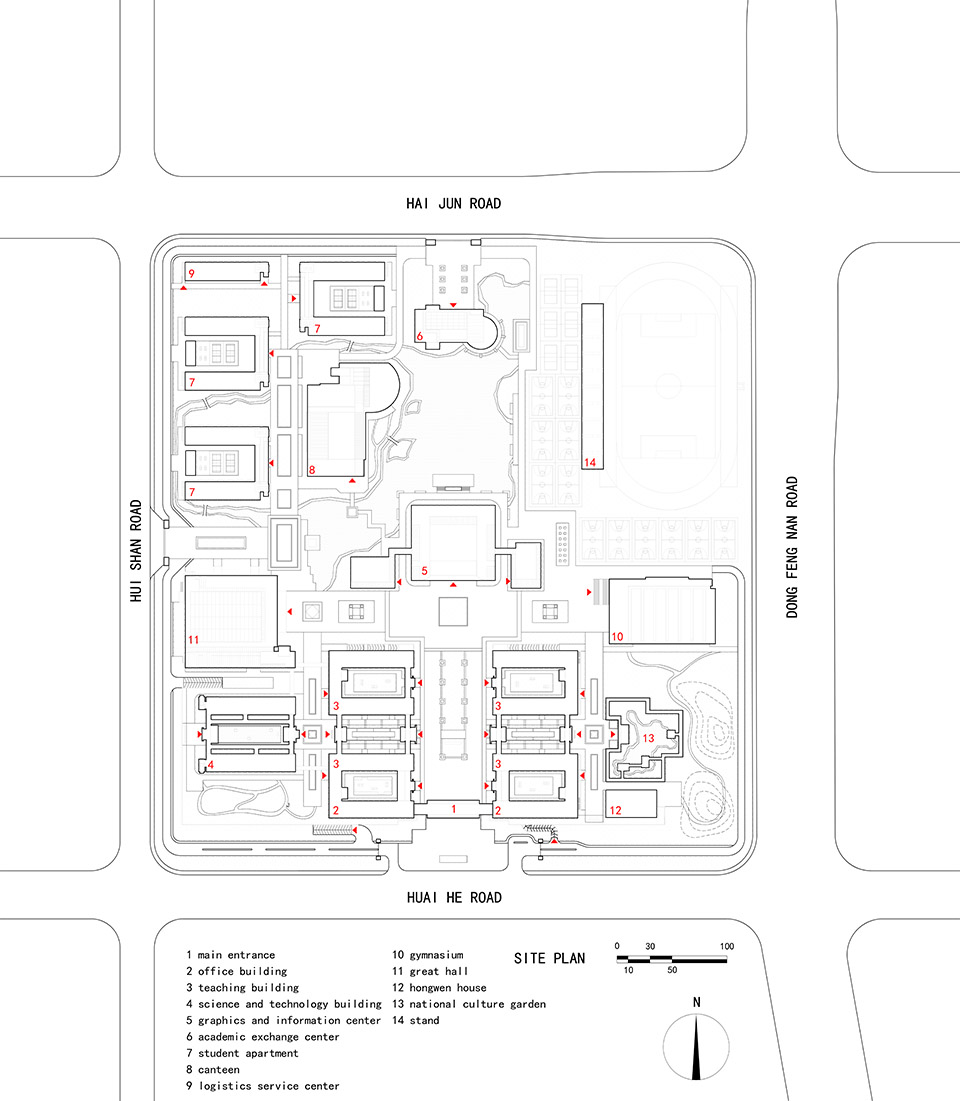 庭院深深 & 泰州中学新校区 / 华南理工大学建筑设计研究院-56