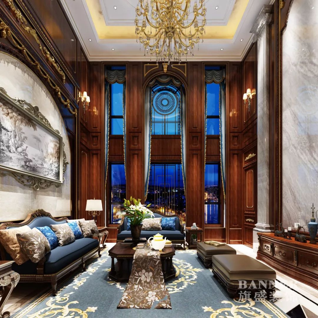 欧式古典奢华,打造永和坊联排别墅艺术空间-67