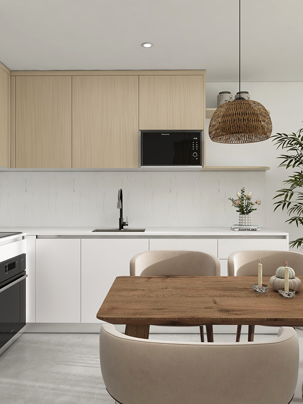 Green Moon Project. Kitchen Design. Type 03-4