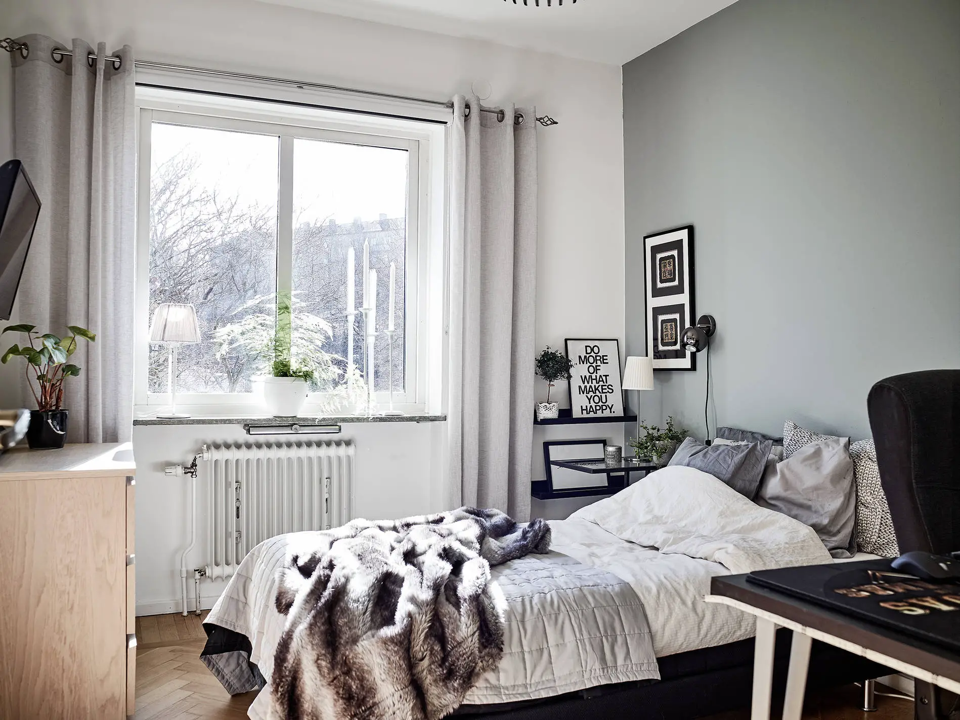 灰色系公寓的温馨生活-17