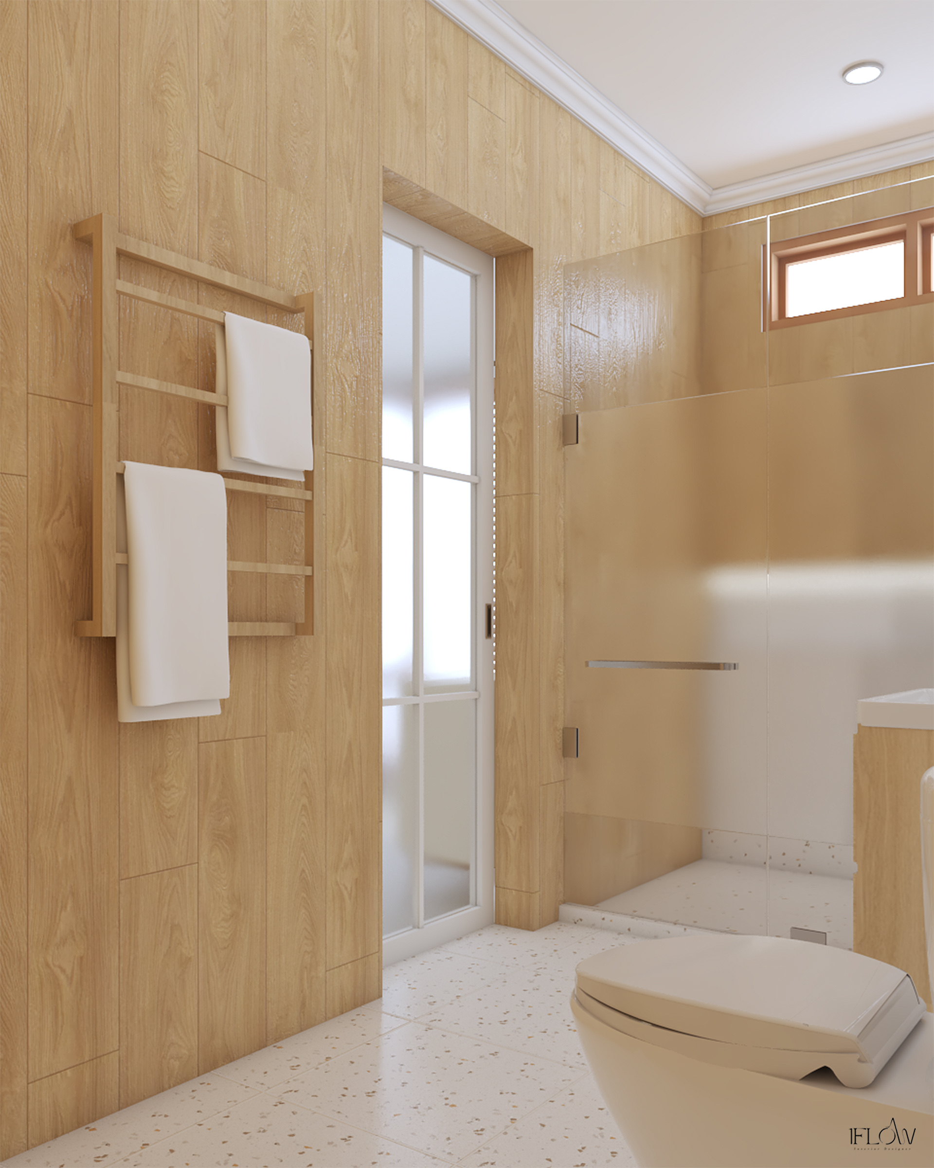 ONSEN BATHROOM 现代浴室设计丨印度-6