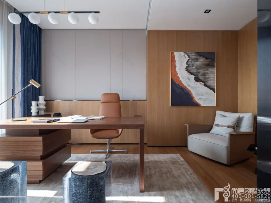 轻奢大平层设计丨尚层别墅装饰-33