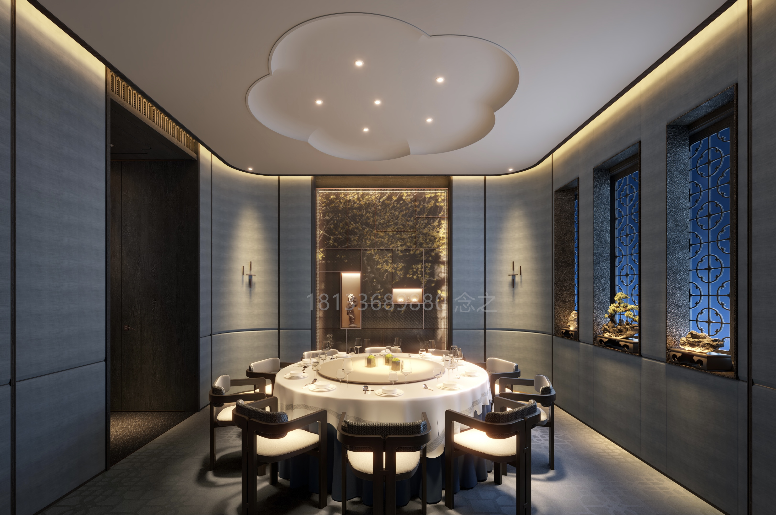 氛围感酒家  流连忘返的设计-0