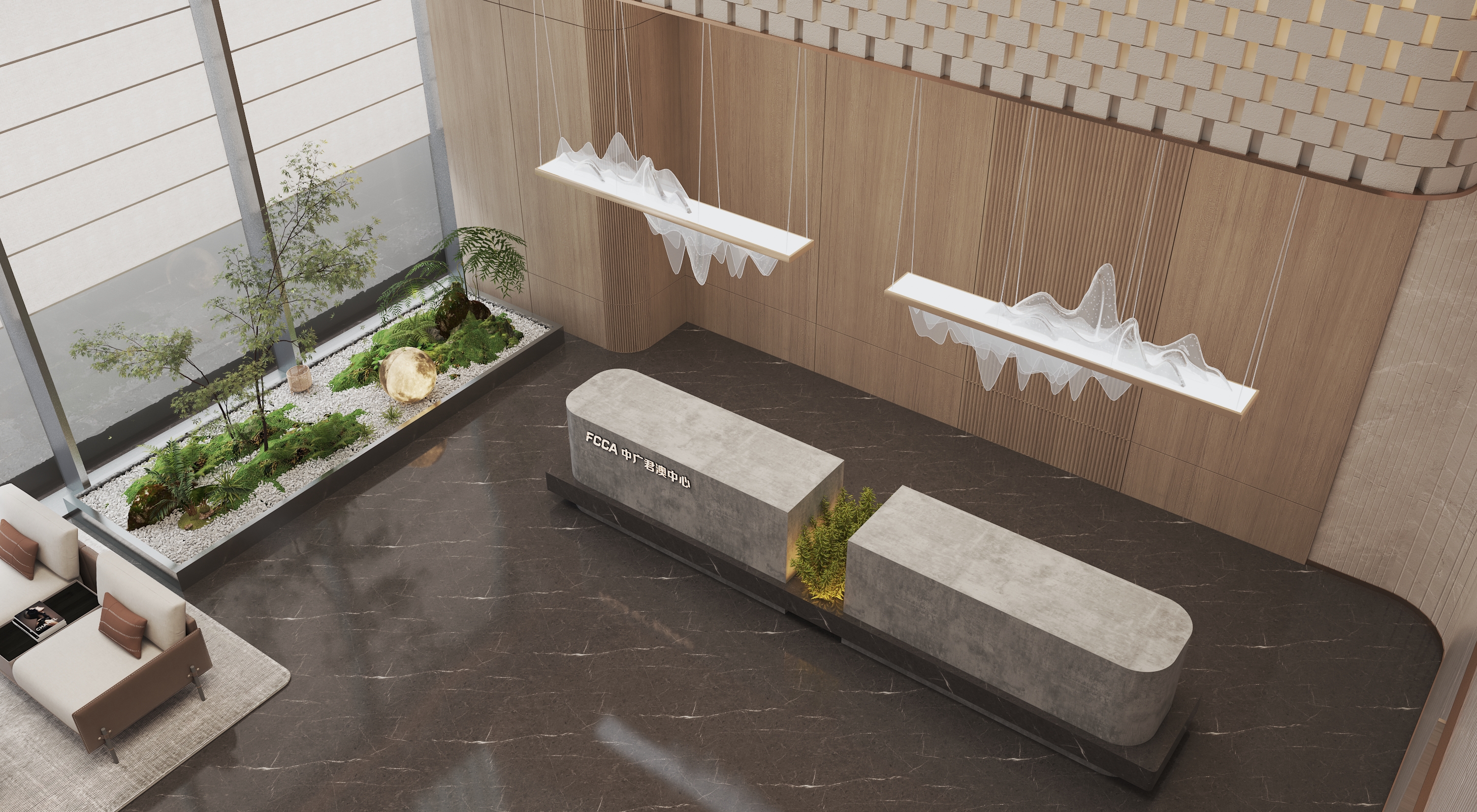 一个写字楼大厅设计-10