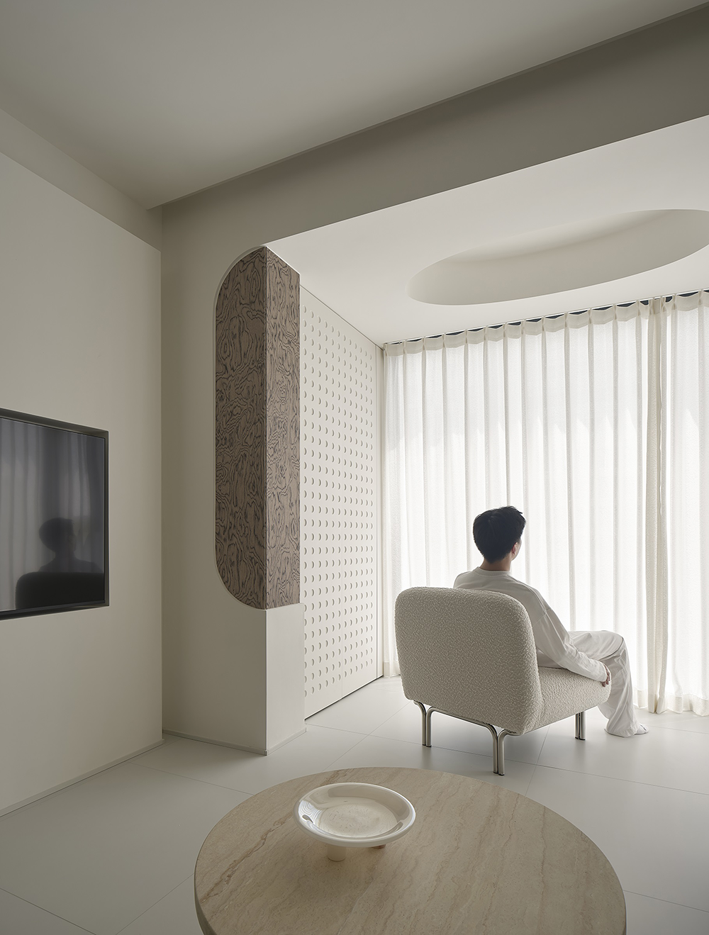 极简纯净的家  邸岸空间设计项目丨中国南京丨邸岸空间建筑设计-10