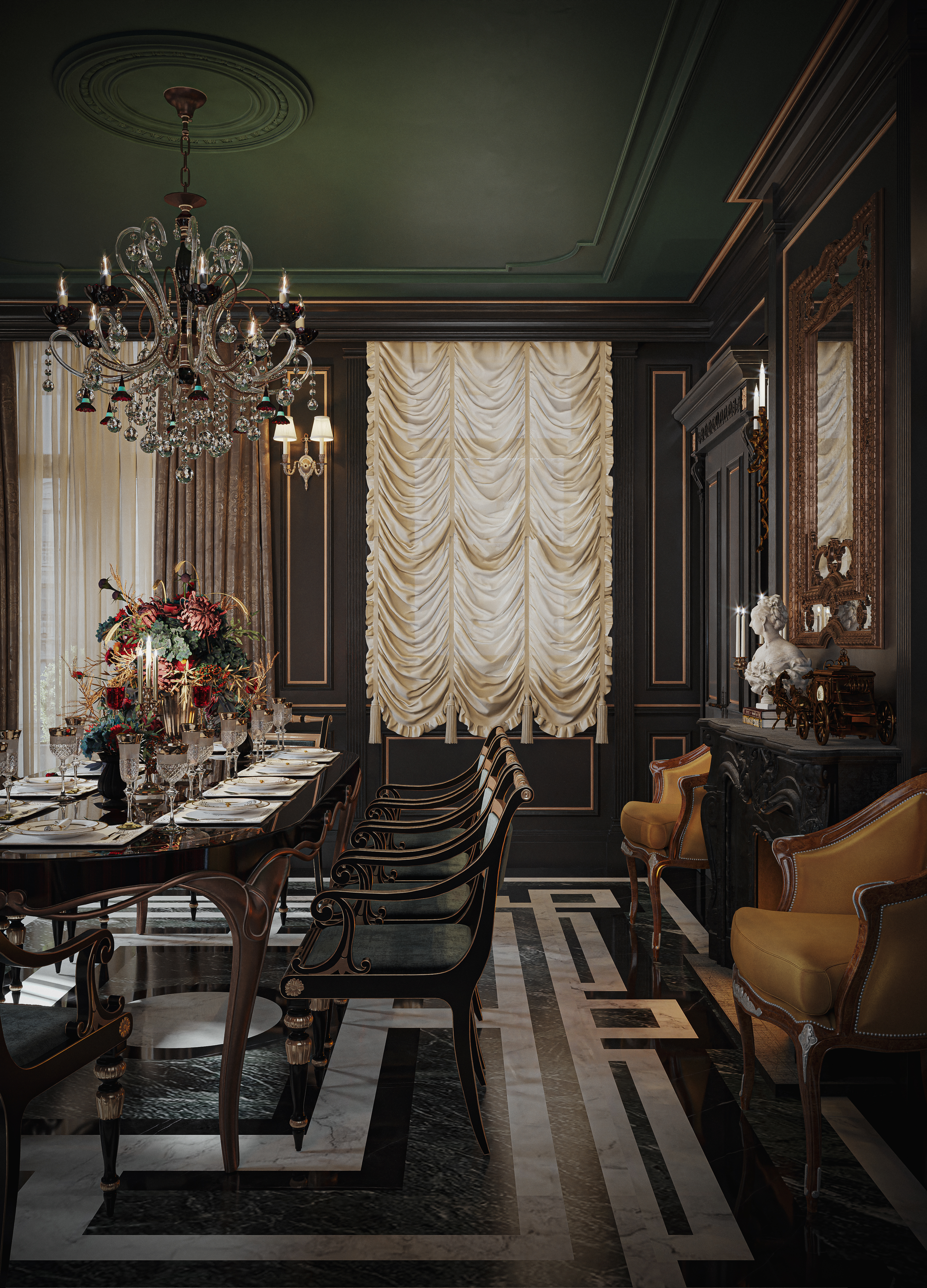 黑暗的餐厅丨越南河内-14