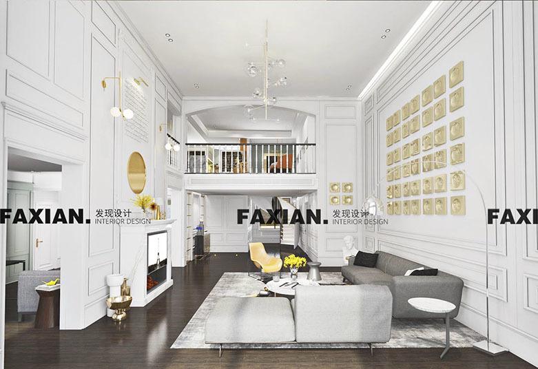 
发现设计—淄博远景玉成260平复式案例 -2