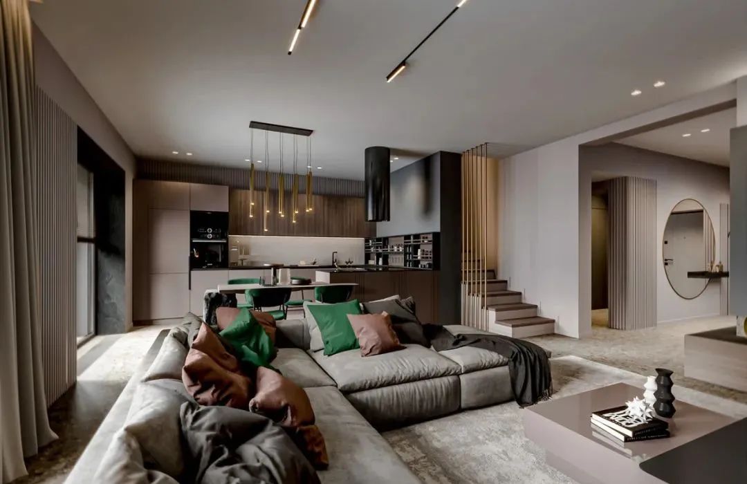 320㎡轻奢双层别墅设计丨Lev Prodaction-0