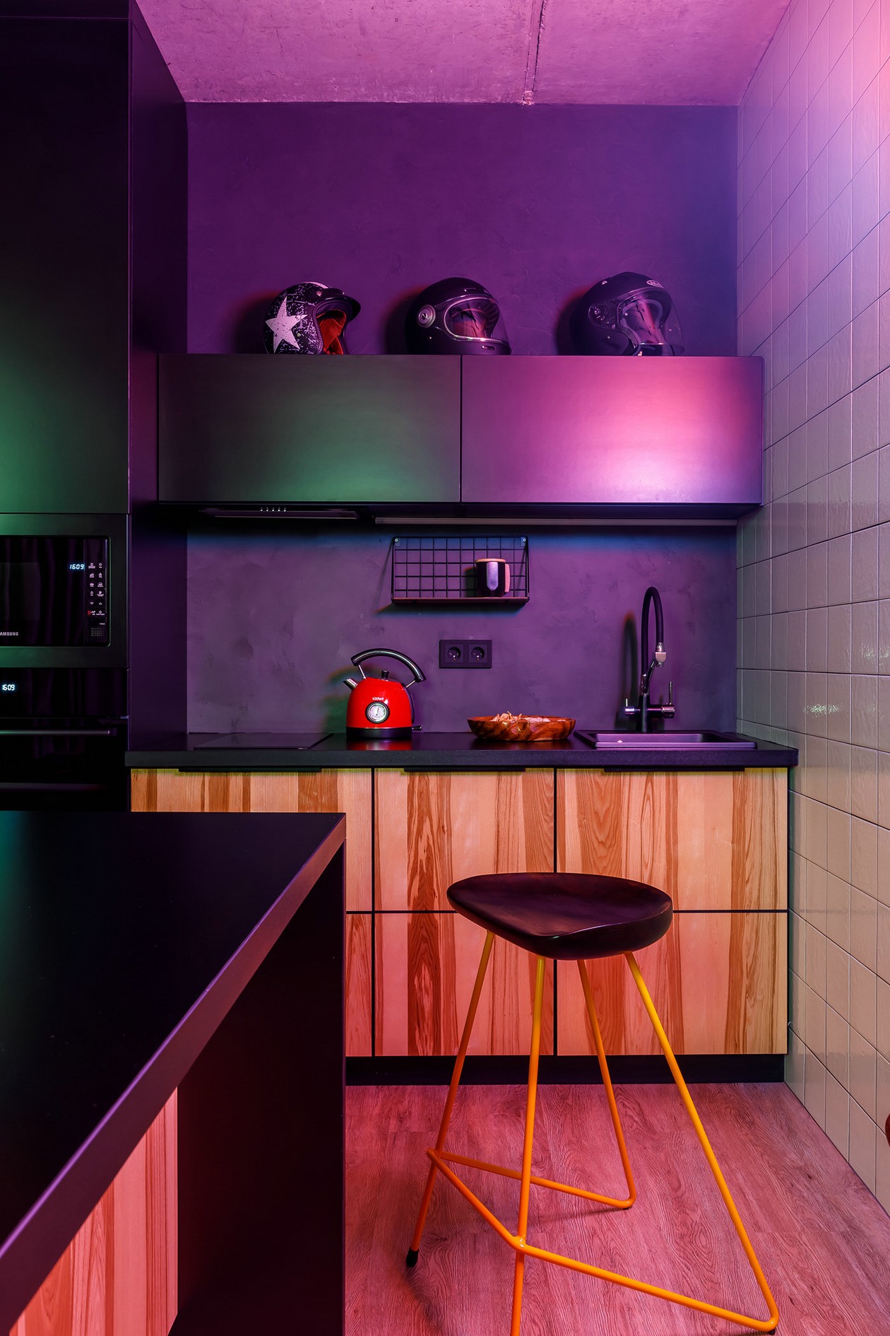 充满阳刚之气的单间公寓-6