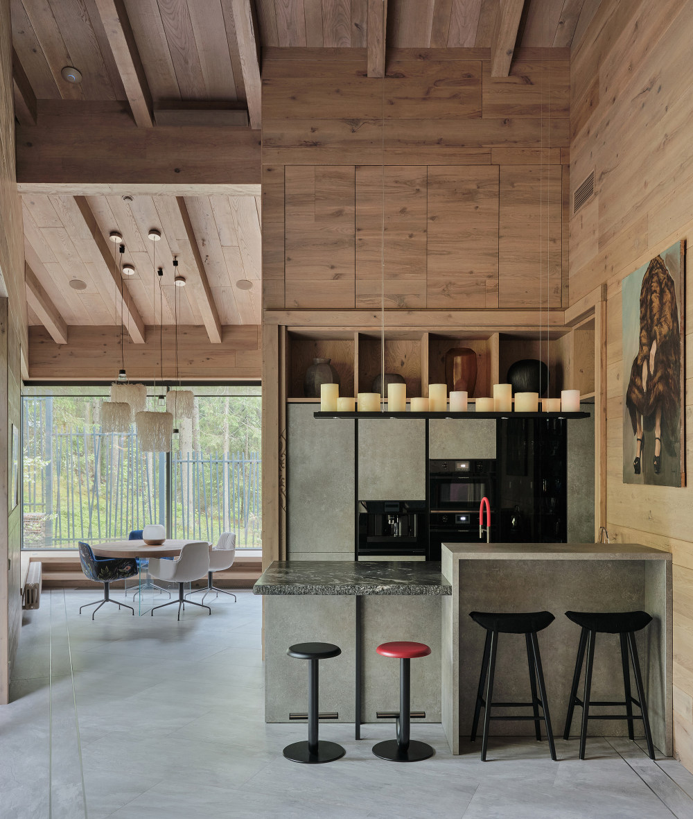 俄罗斯 Hill House 度假别墅丨Horomystudio-2