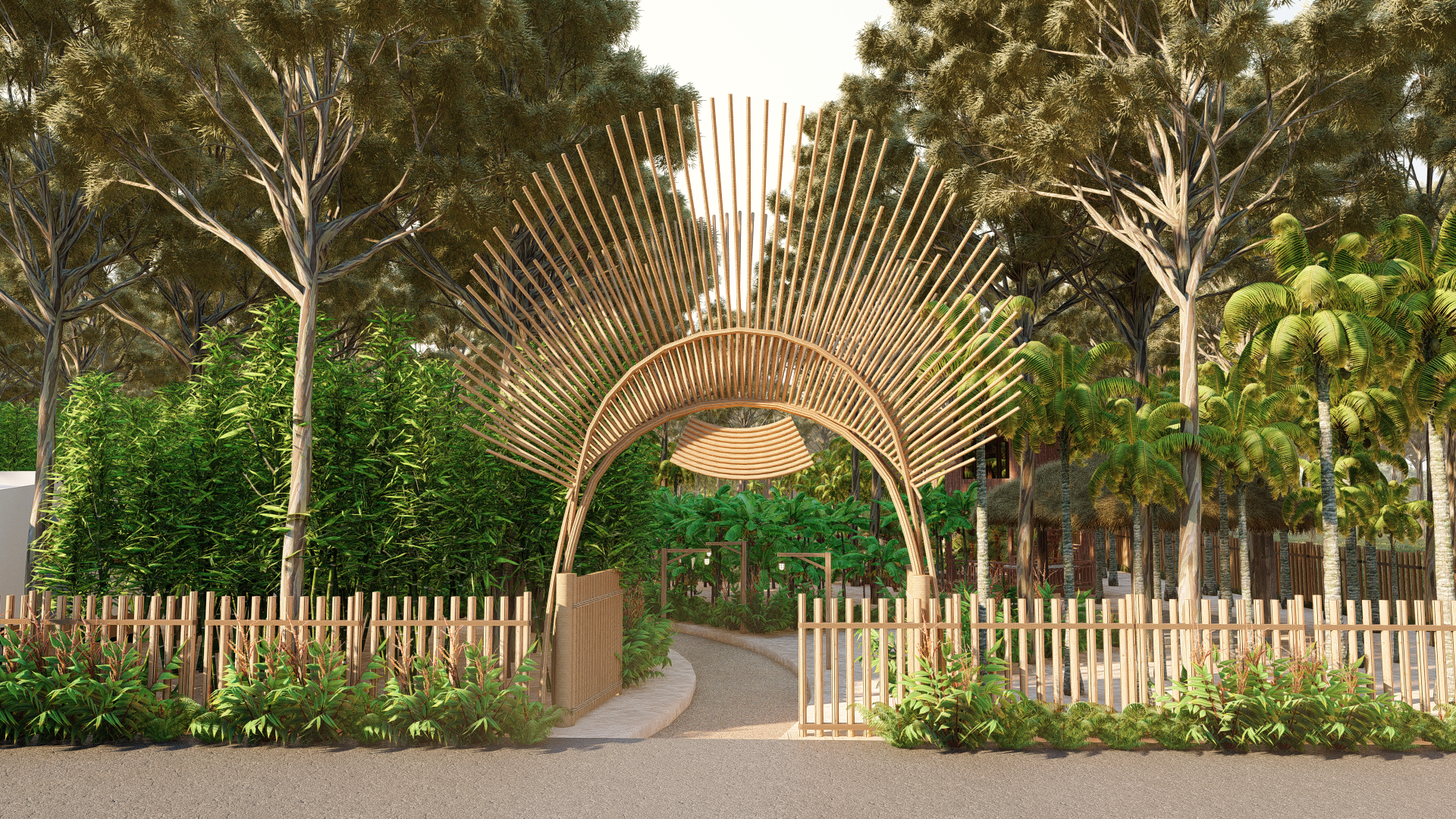 PROJECT _ LONG HAI ECO RESORT _ GATE ENTRANCE-5