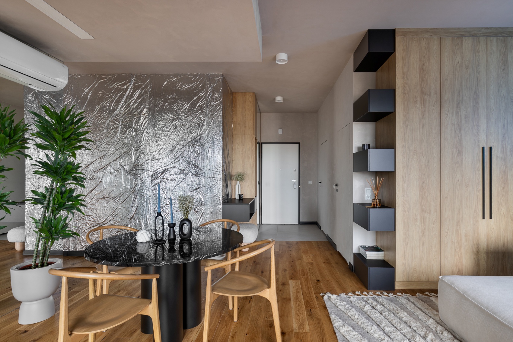 Katowice带霓虹灯的64平公寓室内设计丨PolandKatowice丨n a n o v o . studio（Natalia Gurak）-28