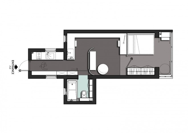 30万元一居32平米装修案例-18