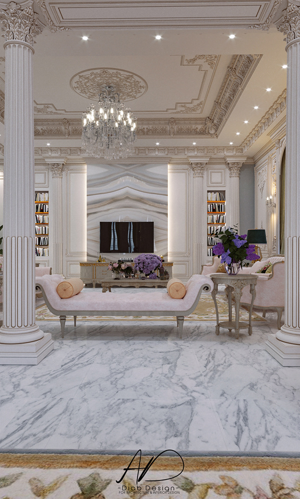 卡塔尔别墅一层设计丨Diab Design Studio-8