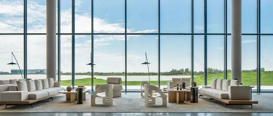 徐州百悦城售楼处 | 曲线美学与紫薇花的完美融合-64