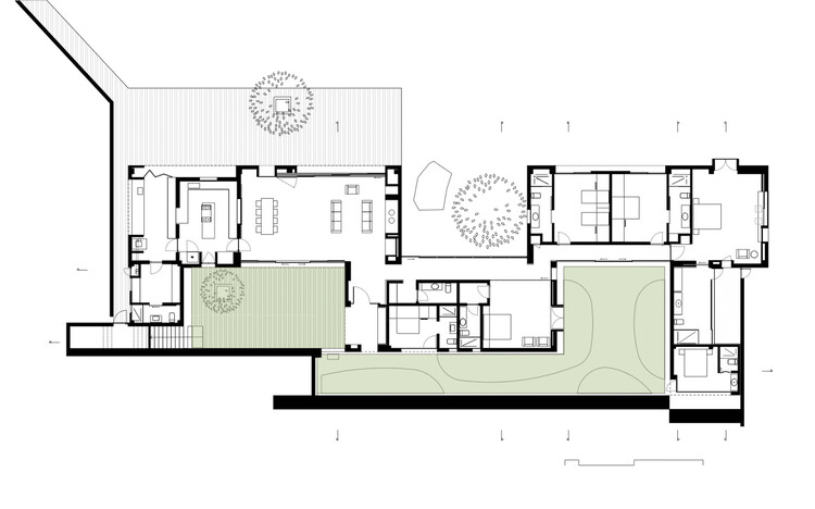 哥伦比亚房屋内部庭院设计-36