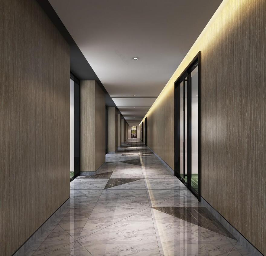 现代科技风格办公室设计,未来感与生态美的融合-0