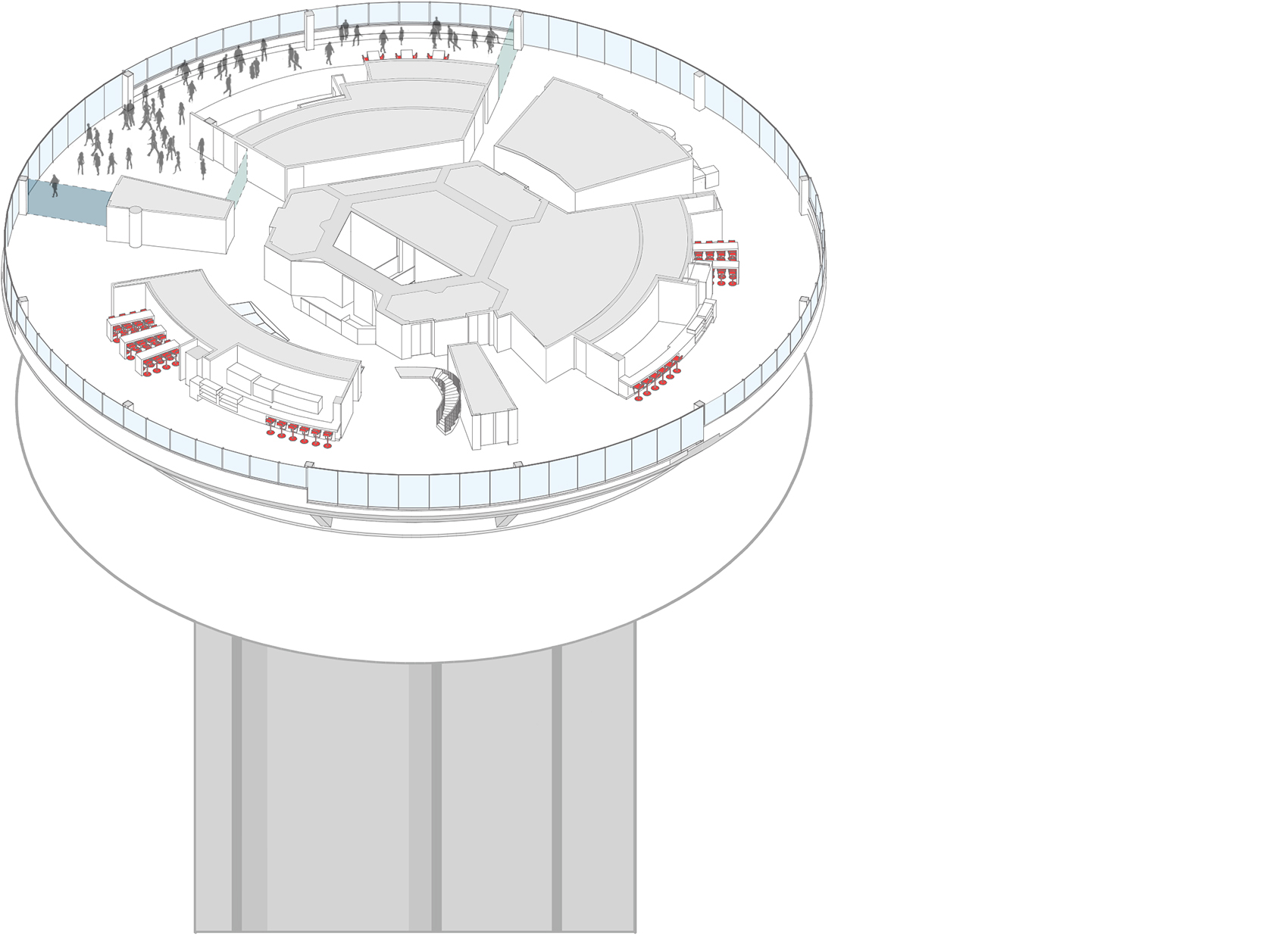 多伦多 CN 塔重建 | 灵活空间与教育体验的完美结合-41