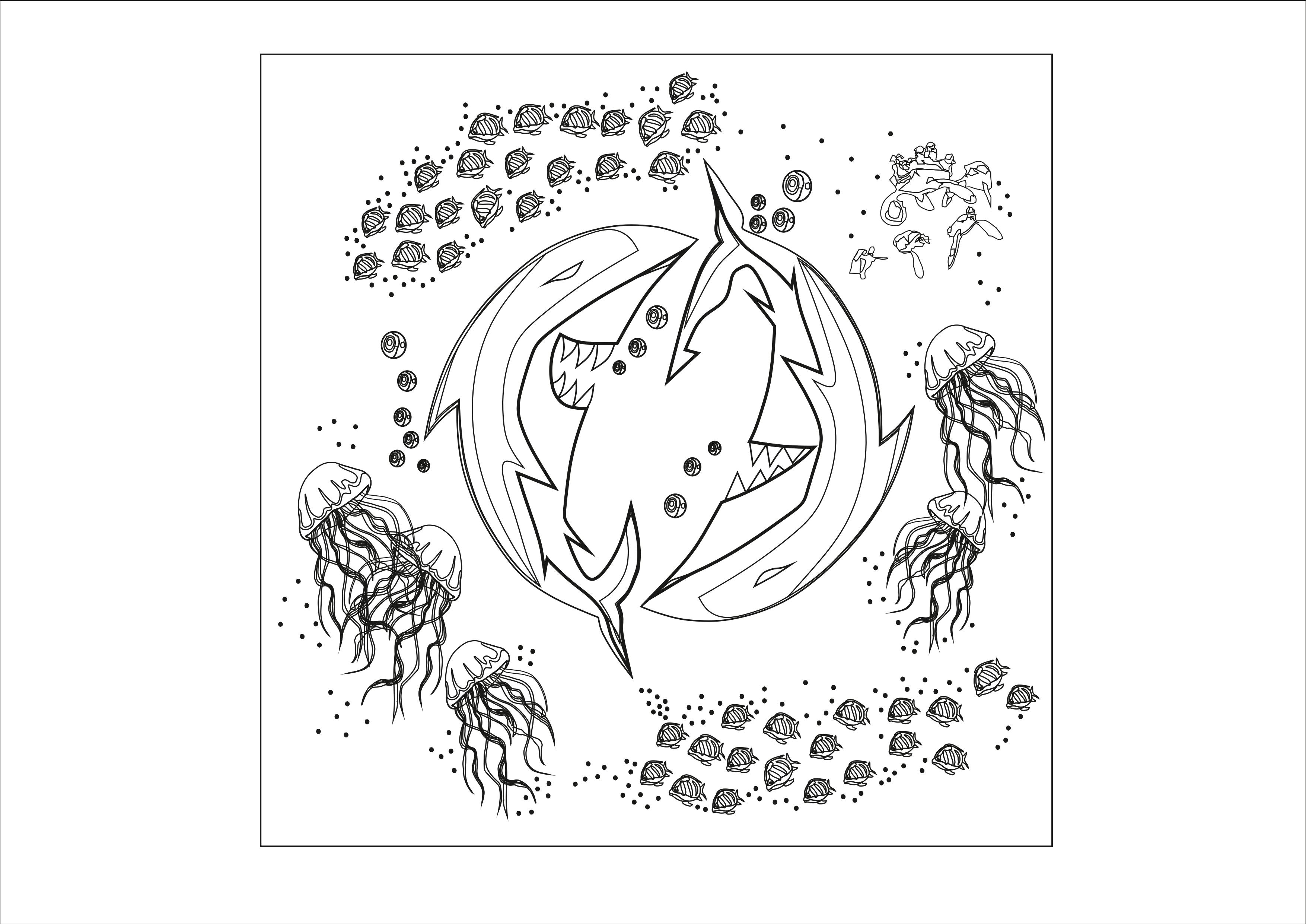 海洋风格卫生间墙面壁画设计丨案例作者（未明确姓名）-7