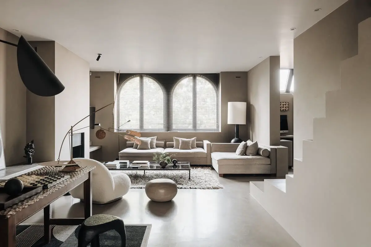 "阿姆斯特丹的土色时尚 | 著名建筑师的豪华设计公寓"-3