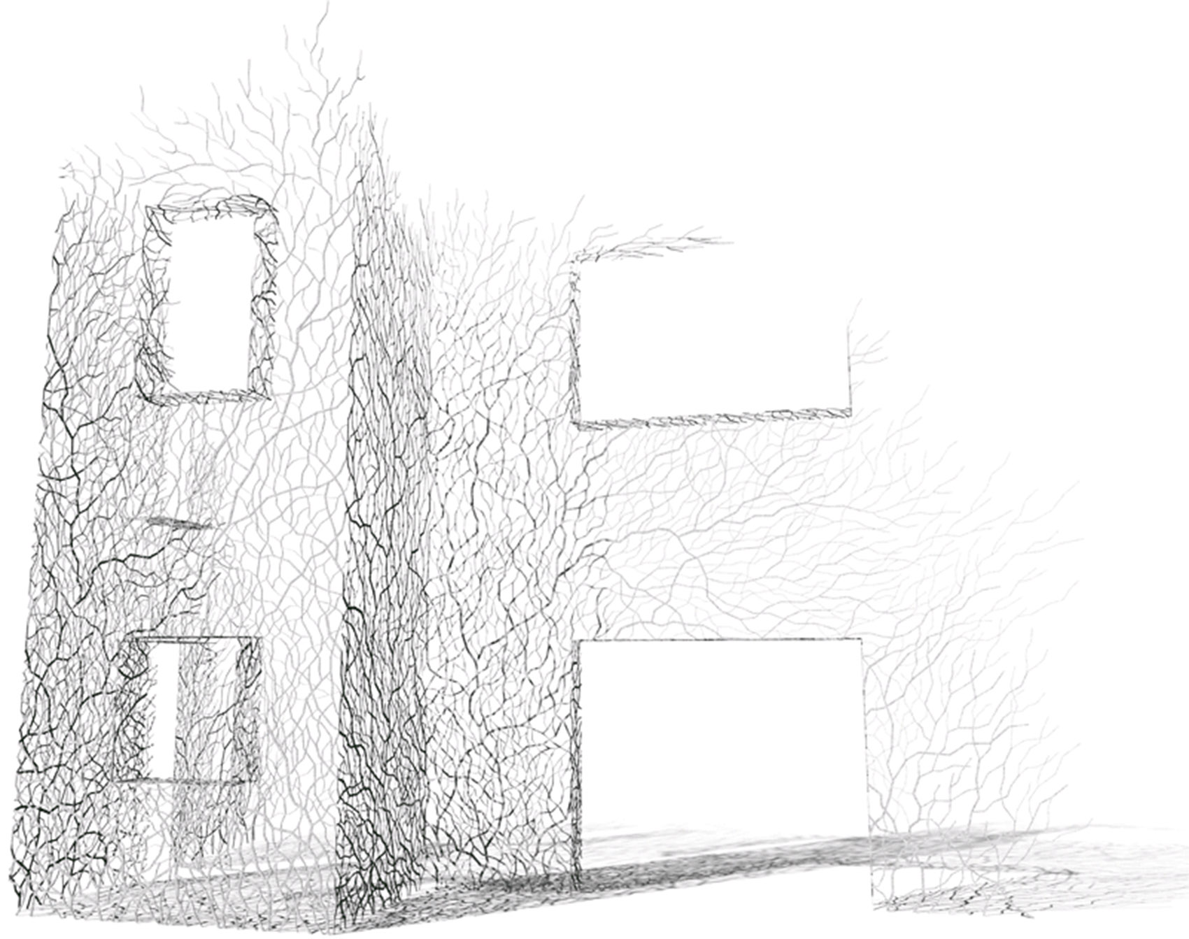 艺术创作《封存》、《爬山虎的家》，湖南 / V studio-45