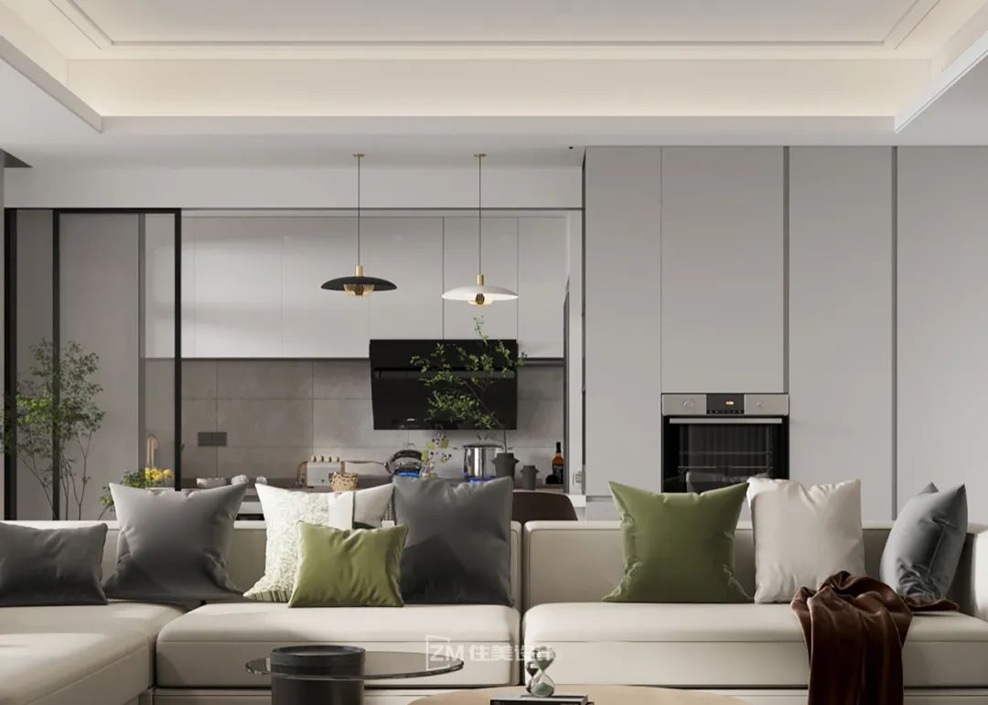 岸芷 · 长沙梅溪湖意式极简精装房改造丨中国长沙丨住美设计-37