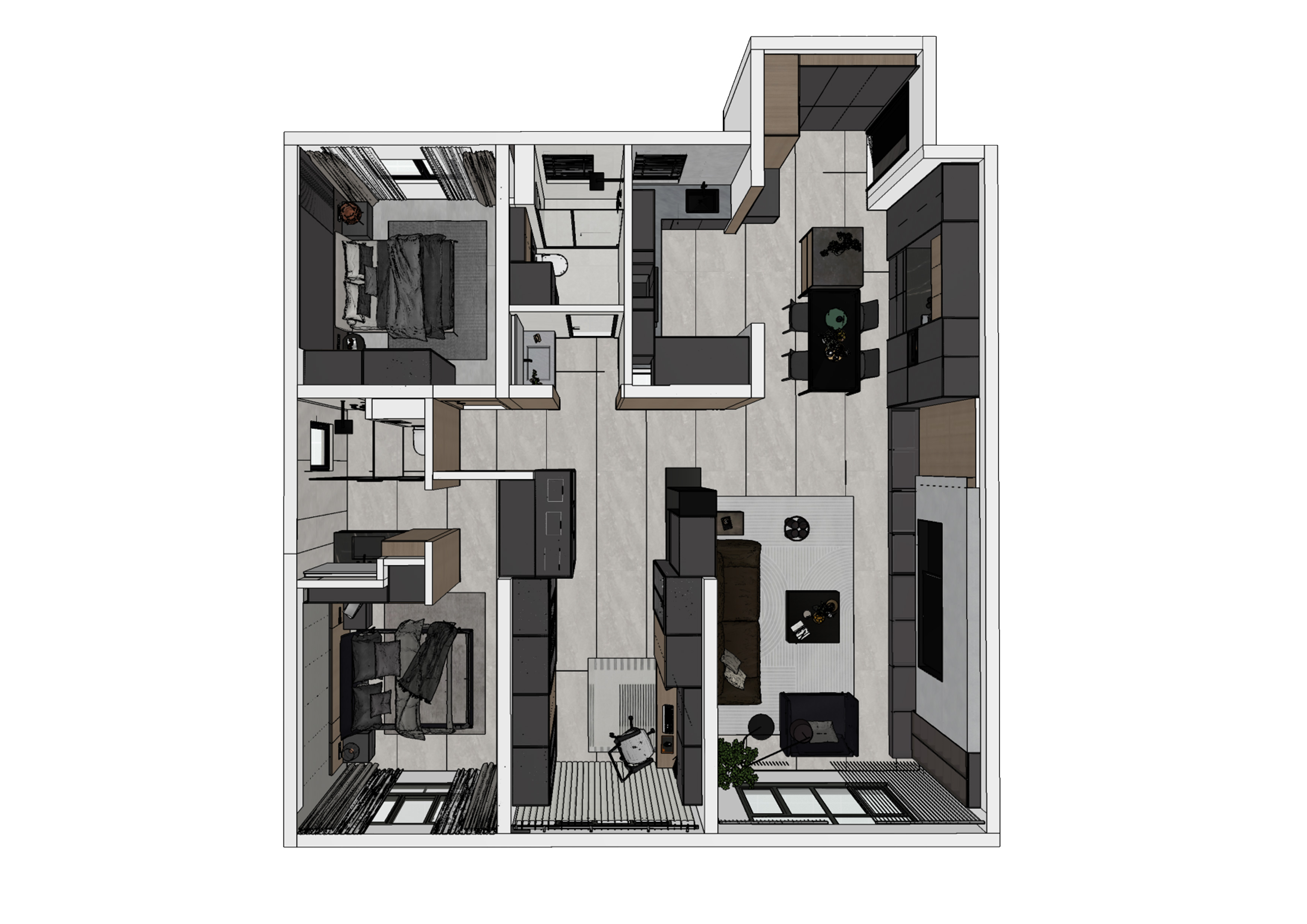 呼和浩特 金地江山风华方案设计-5