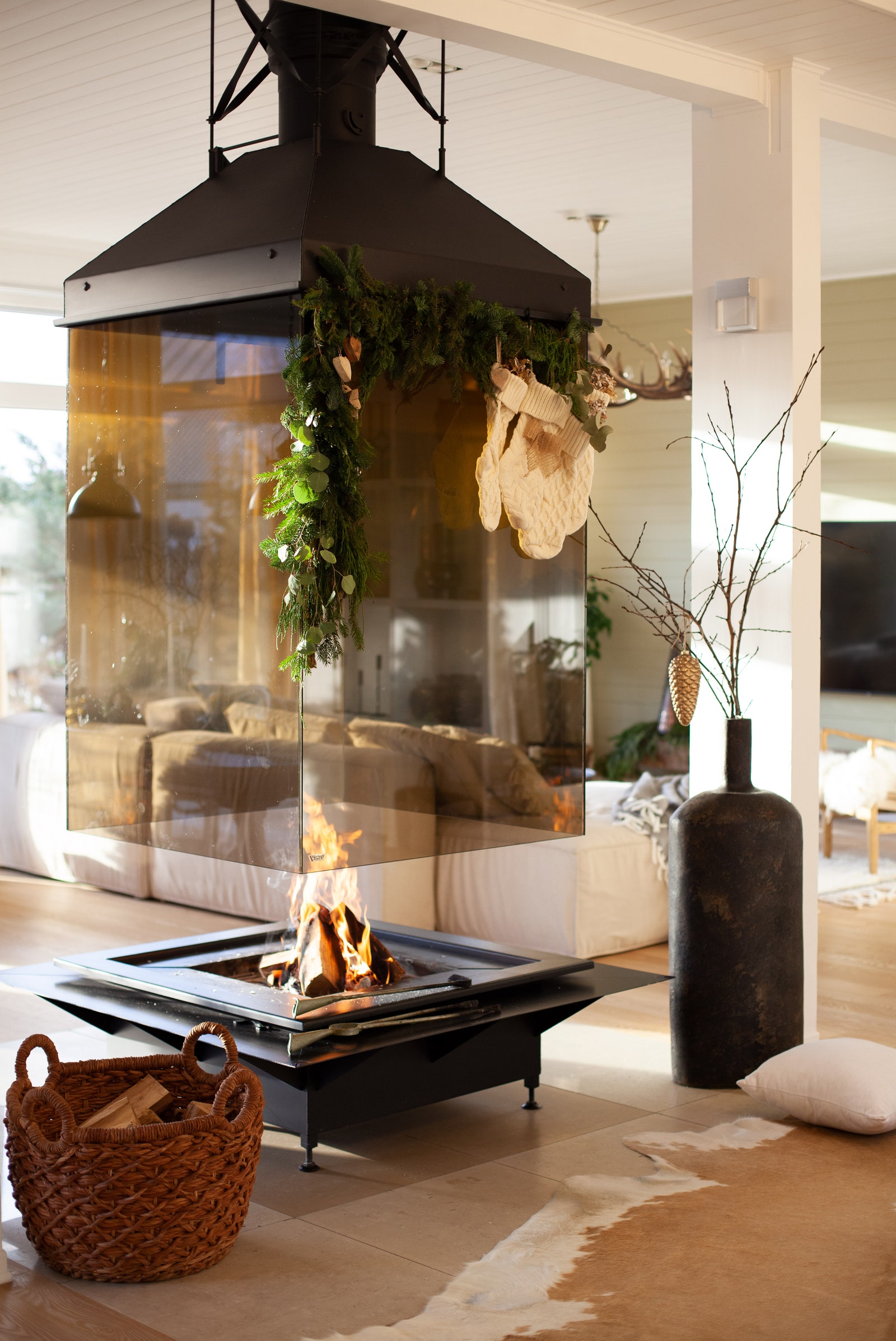 乡村住宅新年装饰设计丨设计师 Эльвира Вербицкая-29