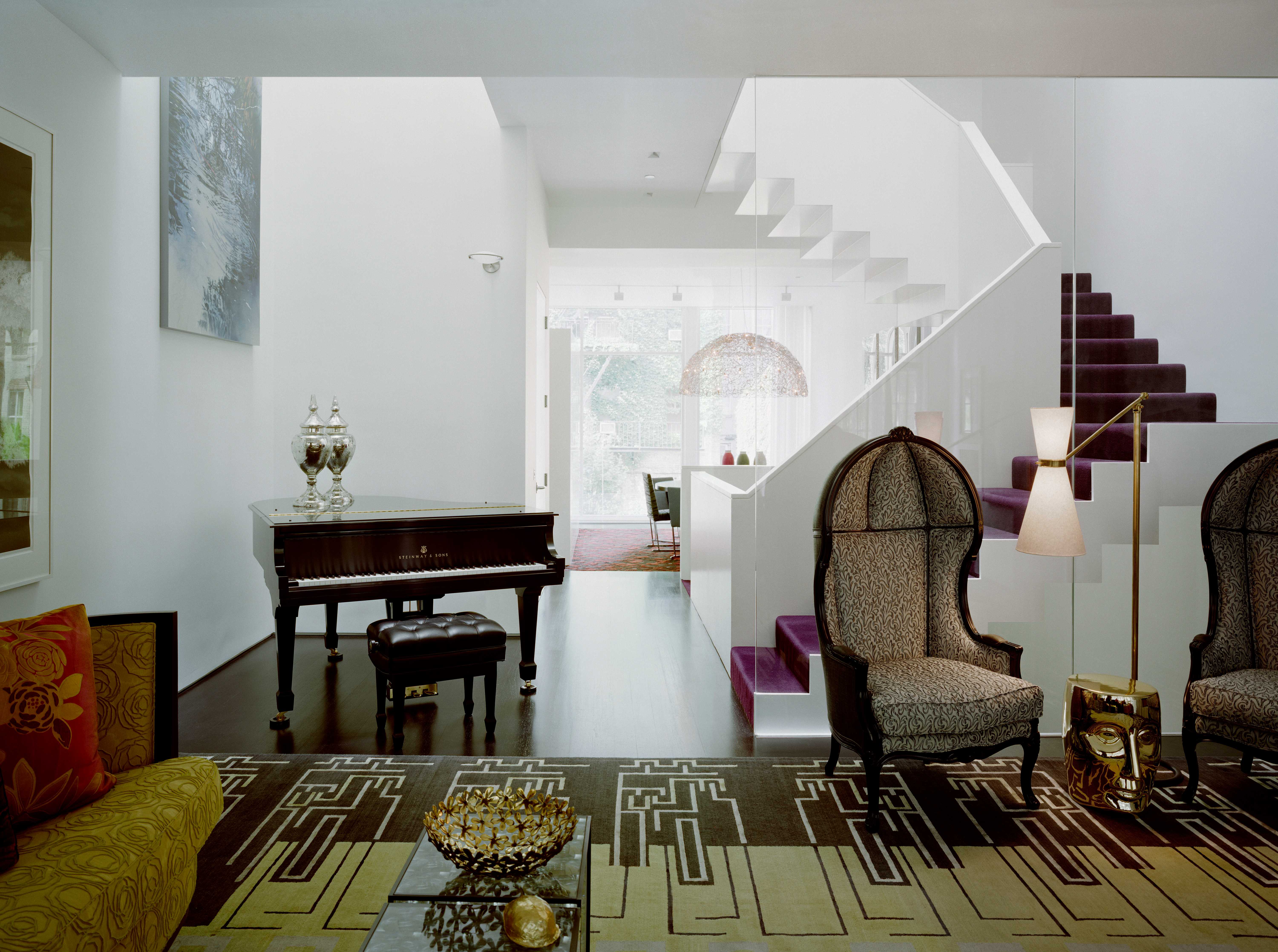 纽约市中心现代褐石住宅的创意设计-28