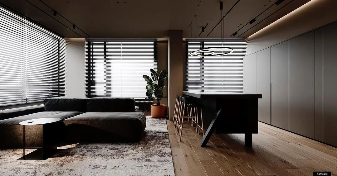 灰木色高级感住宅丨Hot Walls-11