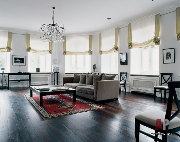 现代白色调带折衷元素的男士公寓室内设计丨安娜·帕夫洛娃-9