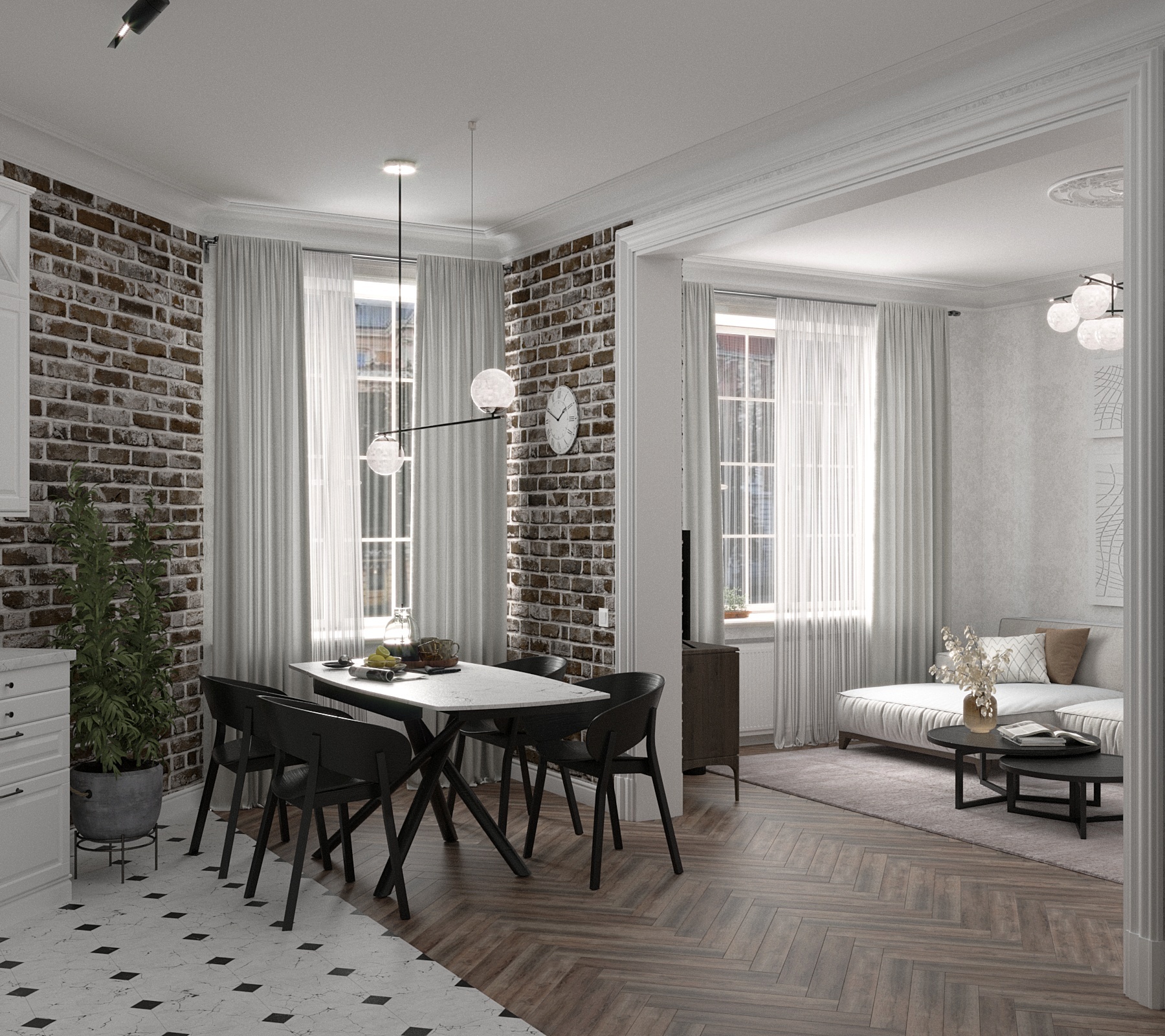 Apartment visualization in Wroclaw-4