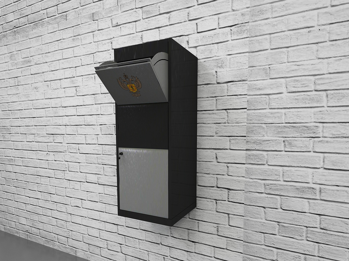 3d - модель "почтовый ящик"-3