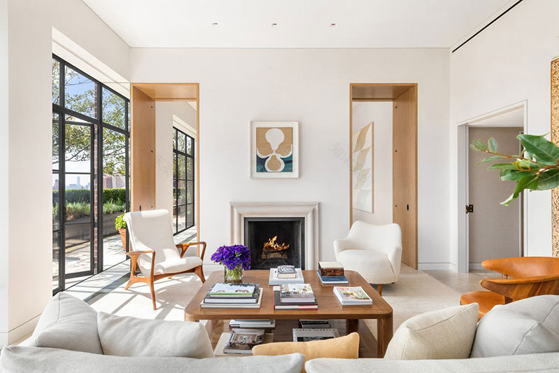 纽约顶层公寓,全景露台惊艳四座-4