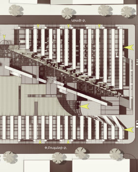 Multifunctional Center in Armenia Yerevan Saryan st 22