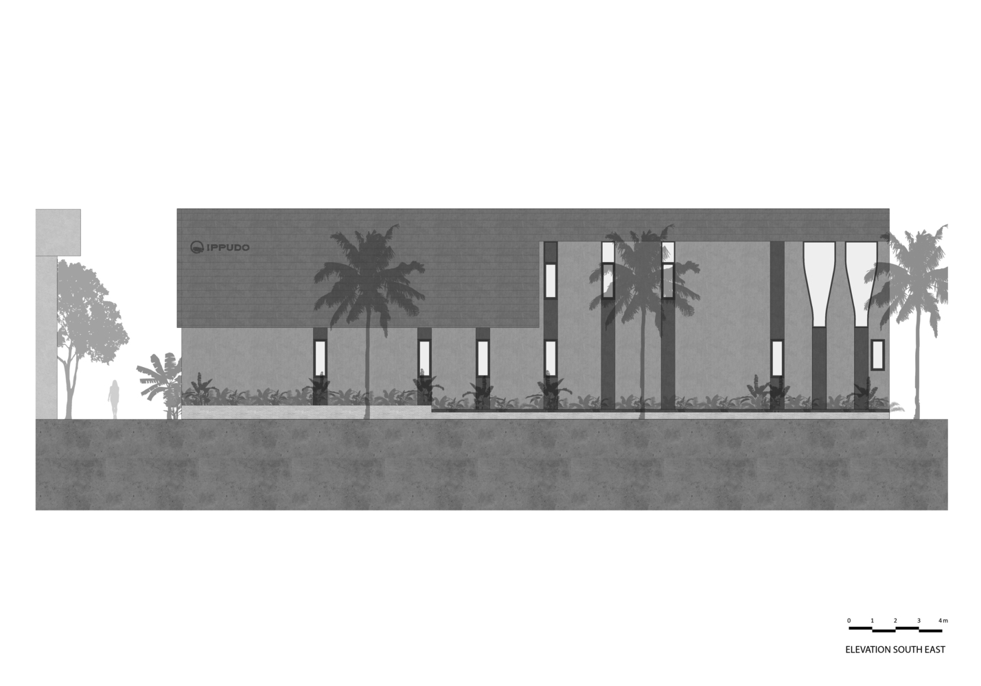 越南 IPPUDO 餐厅——绿植与木筷的多层空间叙事-48