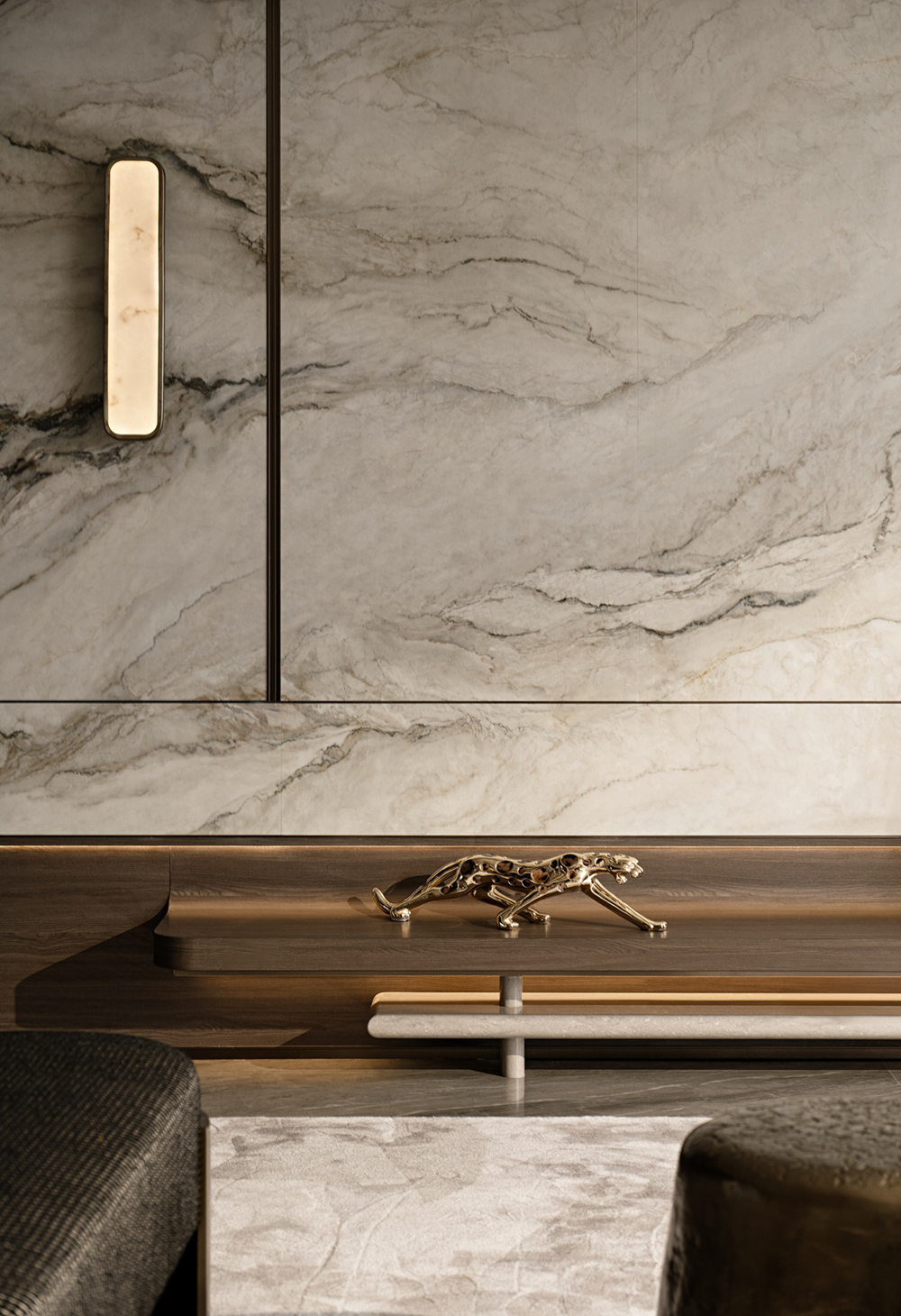 武汉中海·东湖玖章150㎡,172㎡样板间丨中国武汉丨近境制作-44