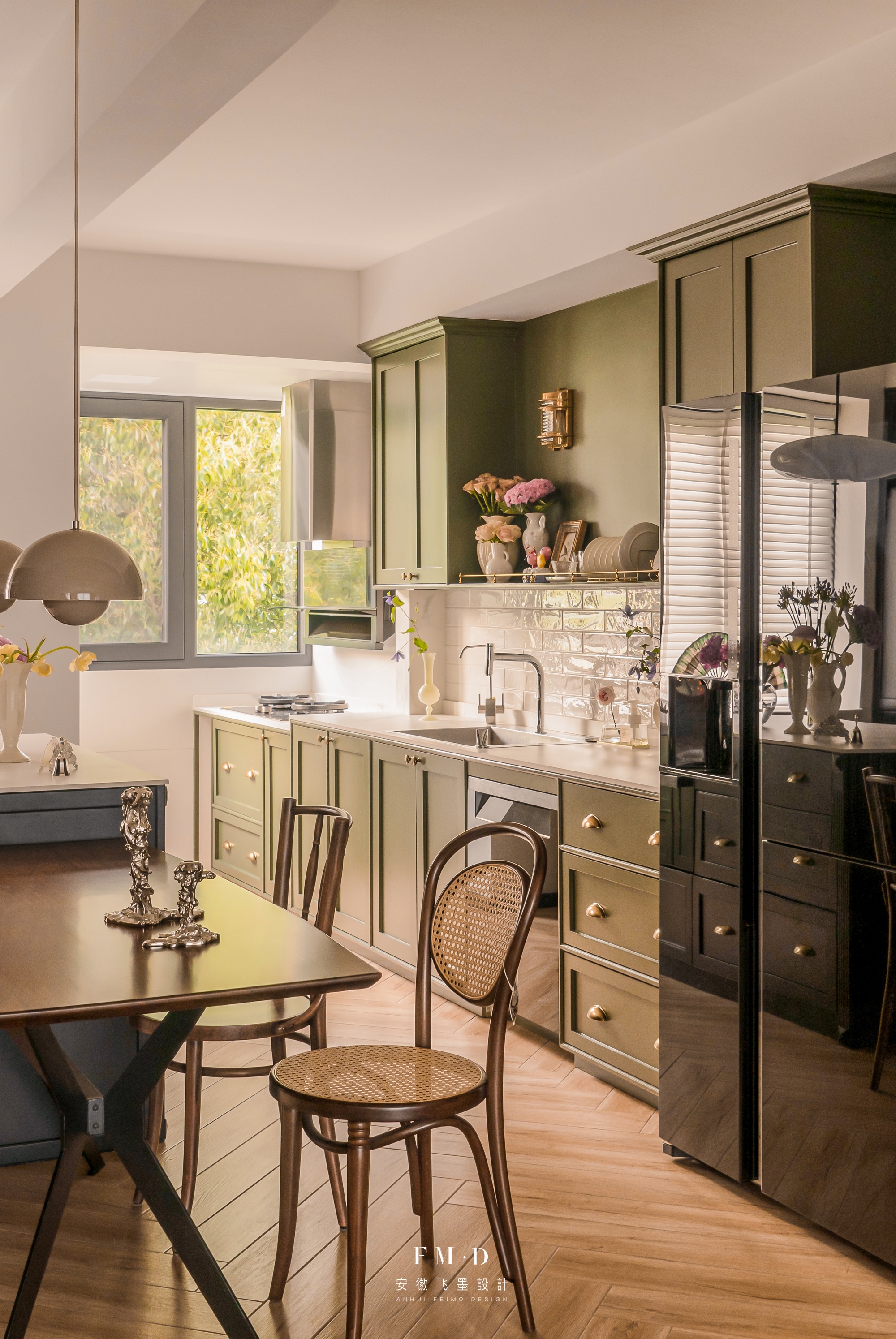 《盛夏》复古北欧风家居设计丨中国合肥丨安徽飞墨设计-49