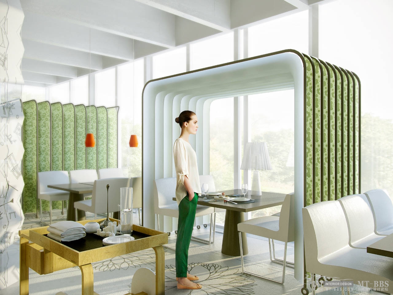 变色龙餐厅（Chameleon Restaurant  Za architects）-14