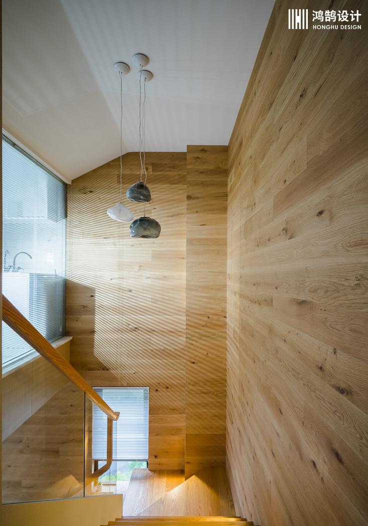 上海别墅艺术展风二手房改造,功能收纳隐藏式设计-25