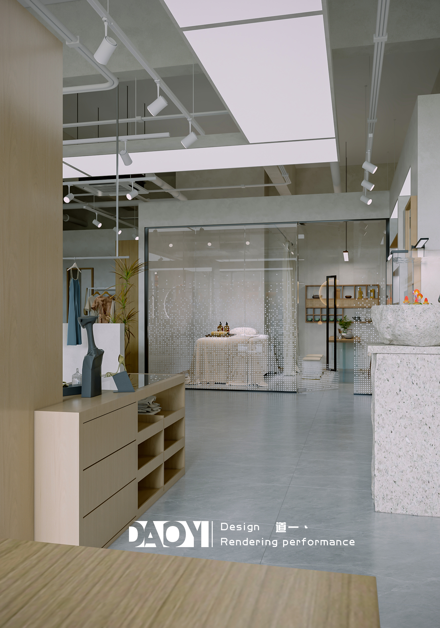 「不负韶华」品牌服装店室内设计丨「DAOYI 道一丶」设计团队-20