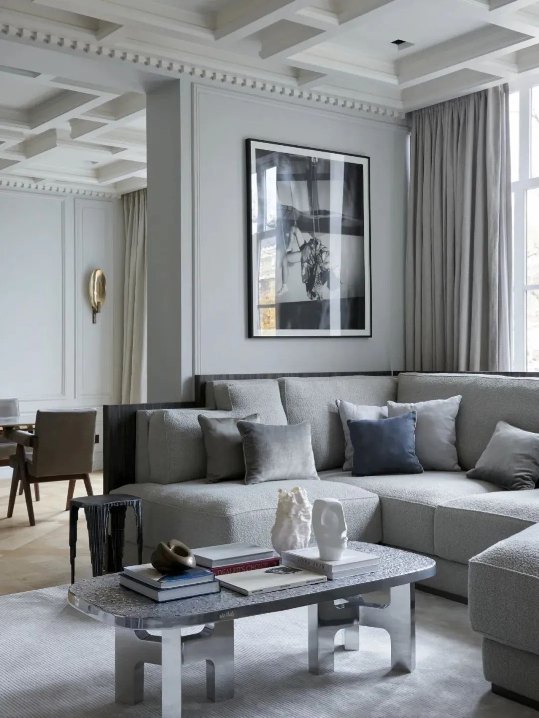 古典与现代的完美碰撞 · 1200 平方米五层别墅设计丨壹间设计-5