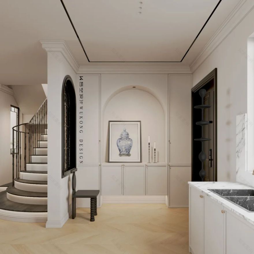 南京玖溪桃花源的法式浪漫家居设计丨中国南京丨吾空空间设计-11