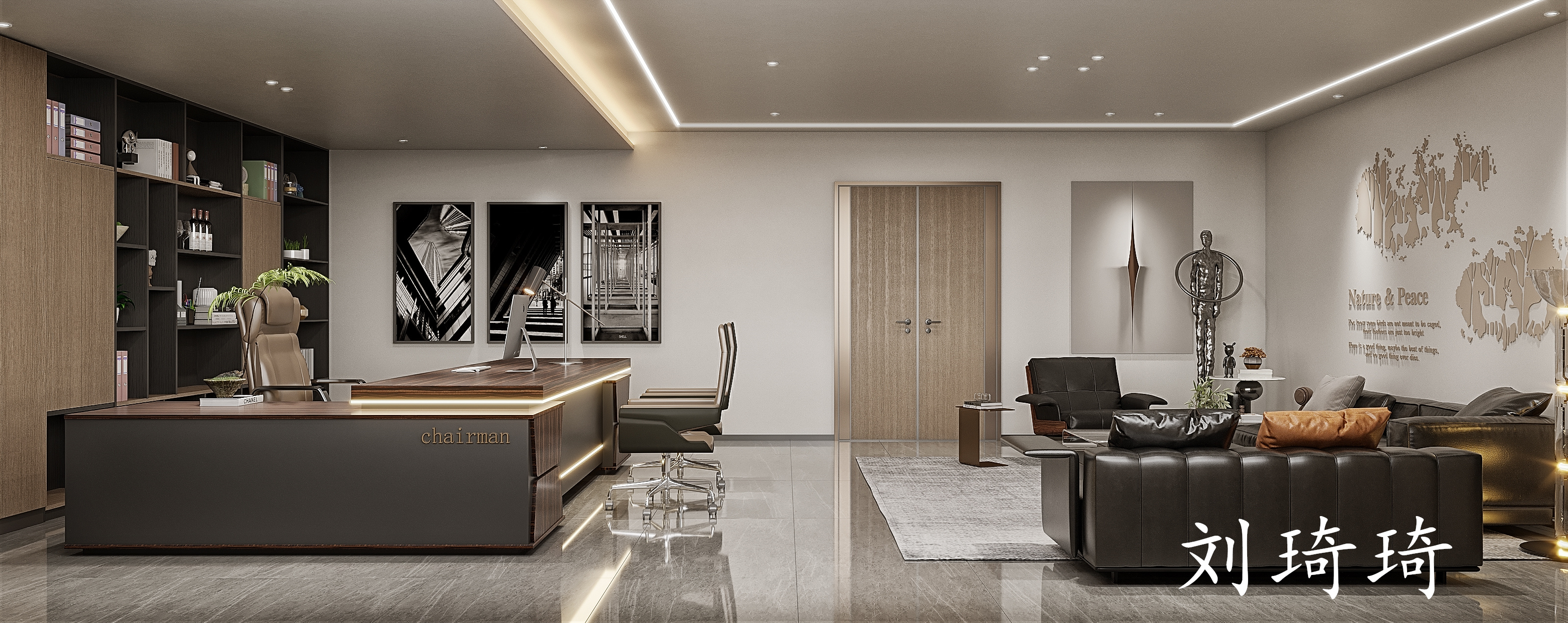 工装 ||  办公室  || 成熟稳重现代风-3