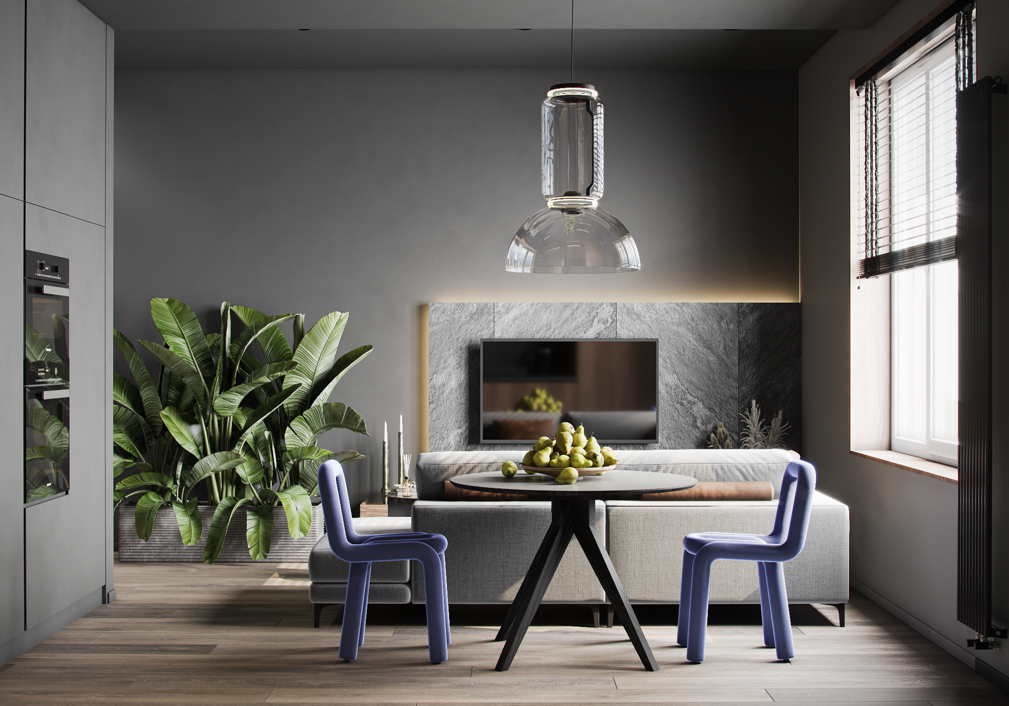 ZHK "Fonvizinsky" 公寓室内设计丨乌克兰哈尔科夫-8