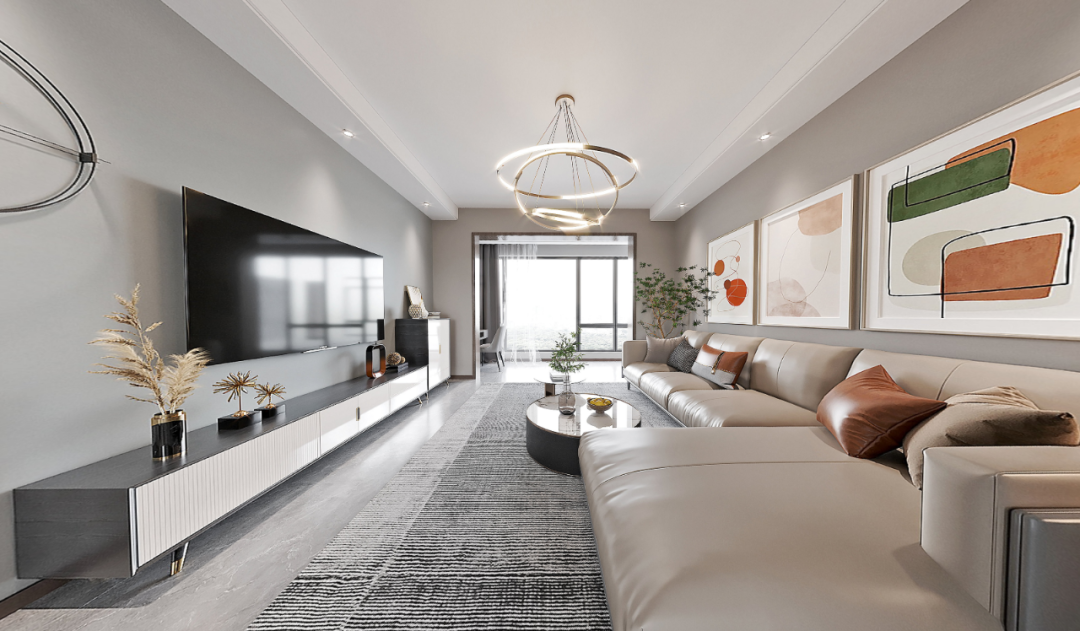 南国鼎峰龙岸 140㎡现代舒适家居丨鼎墅设计｜刘盛-0