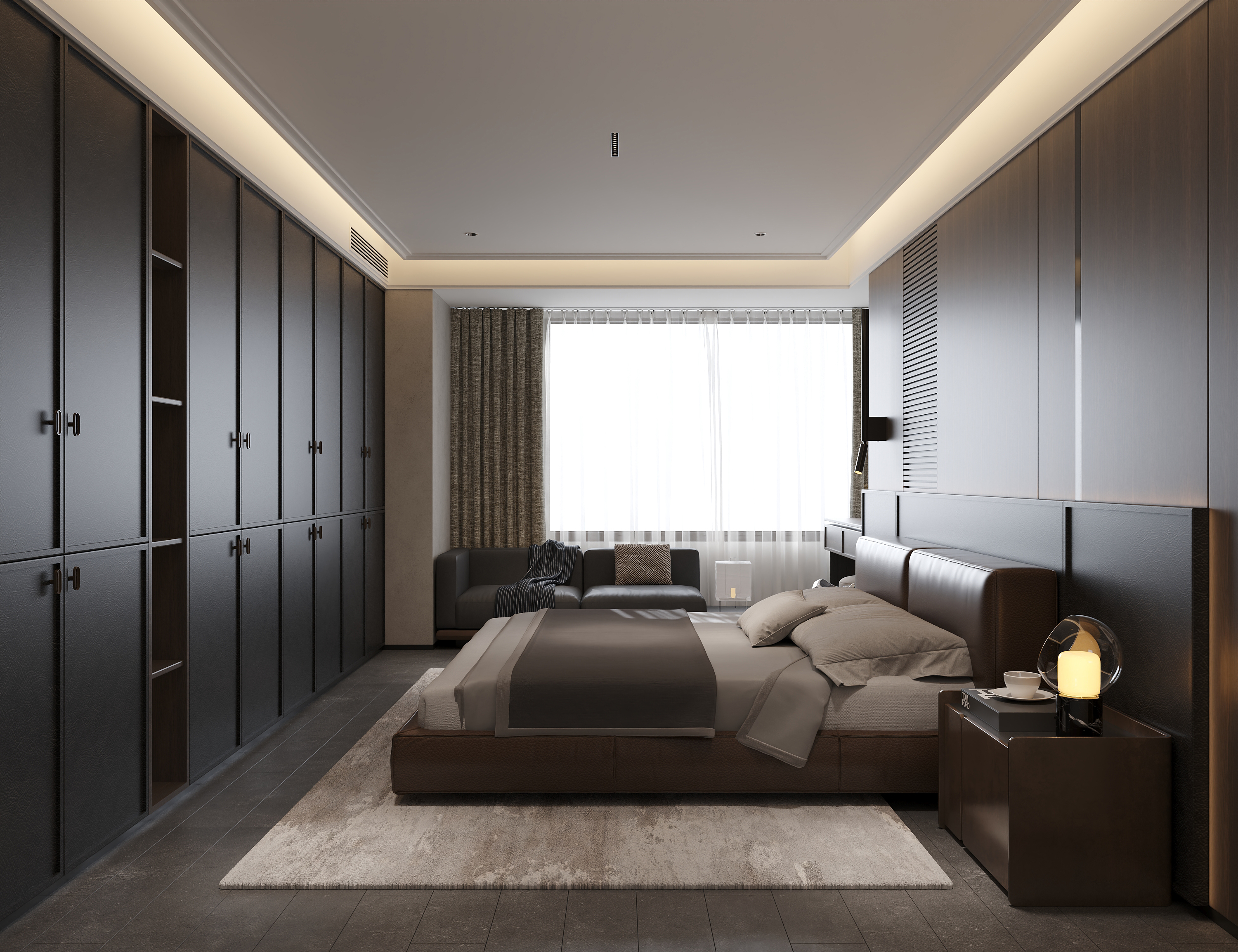 沈阳  悦景新世界146㎡  复古老钱风效果表现-19